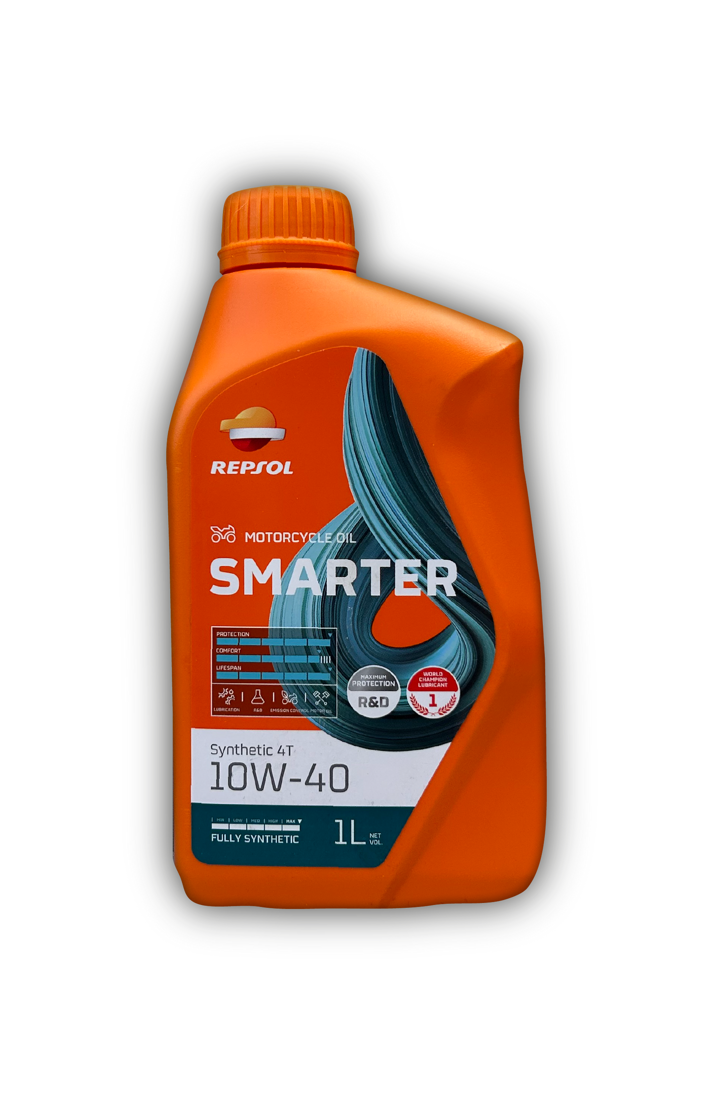 REPSOL | SMARTER SYNTHETIC 4T 10W-40 100% SYNTHETIC 1L